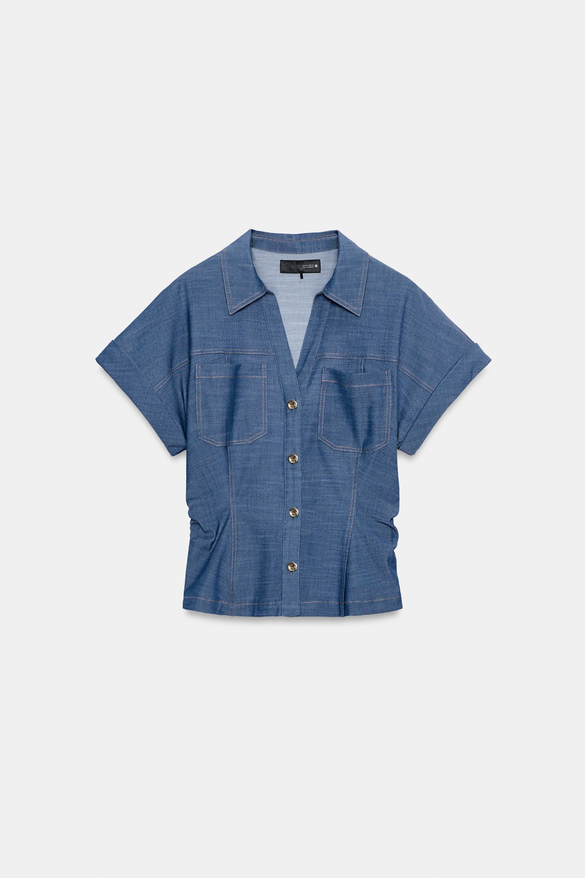 CHEMISE CINTRÉE DRAPÉE
